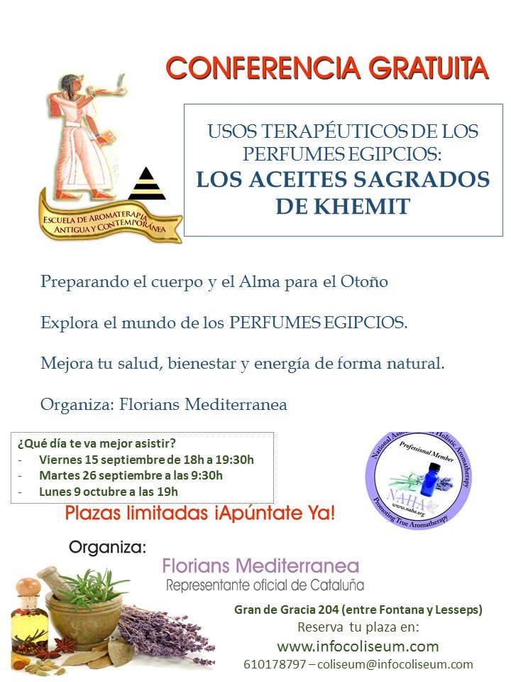 Usos Terapéuticos de los Perfumes Egipcios: Los aceites Sagrados de Khemit