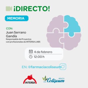Directo Instagram: Acuérdate de cuidar tu MEMORIA... ¿sabes cómo?