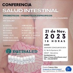 Salud intestinal. Probióticos y Prebióticos.