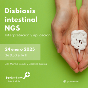 Interpretación y aplicación del estudio de Disbiosis intestinal NGS. Teletest.